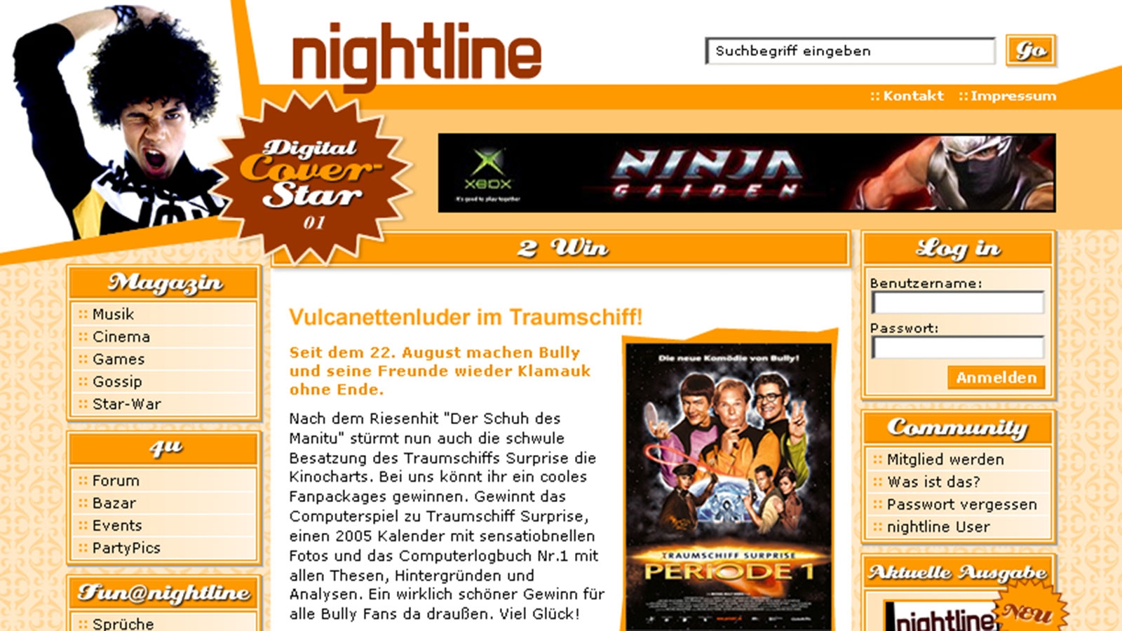Nightline | nightline.cc | 2004 (Screen Only 02) © echonet communication