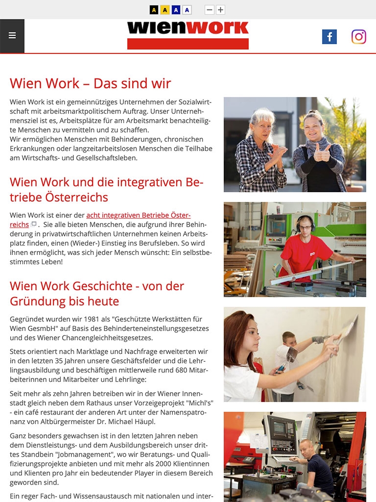 Wien Work | wienwork.at | 2016 (Tablet Only 01) © echonet communication